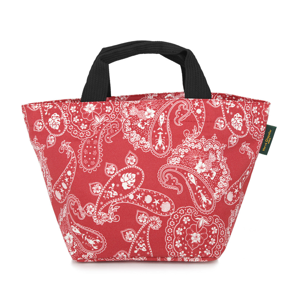Herve Chapelier Basic Nylon Tote Bag Red